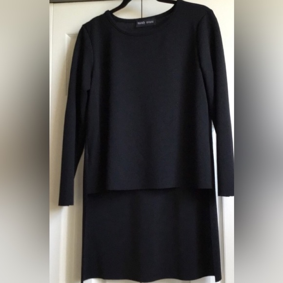 Mandy Evans Tops - Mandy Evans High Low Black Top